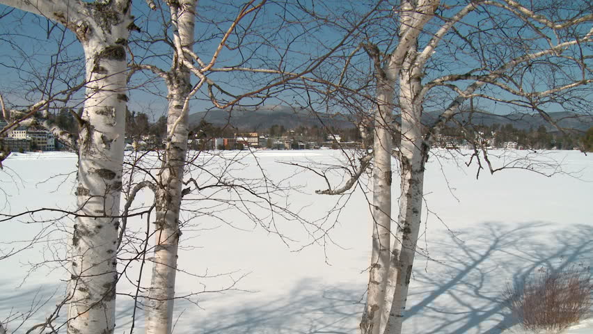 Viajando a la ciudad en invierno