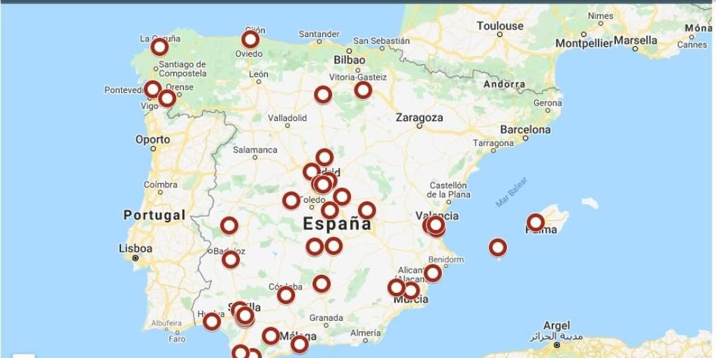El mapa con todos los Radares de la DGT en España de 2016